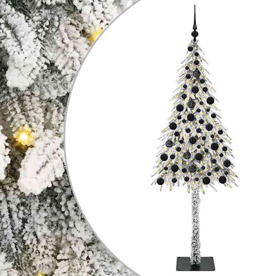 VidaXL Weihnachtsbaum mit 300 LEDs mit standardmäßigem weißem 180 cm PE und Stahl