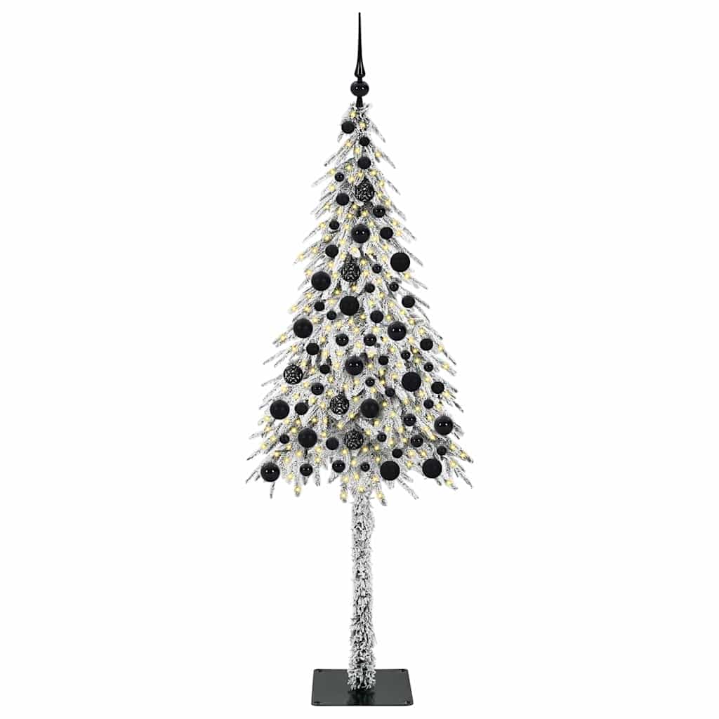 VidaXL Weihnachtsbaum mit 300 LEDs mit standardmäßigem weißem 180 cm PE und Stahl