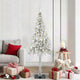 VidaXL Weihnachtsbaum mit 300 LEDs mit standardmäßigem weißem 180 cm PE und Stahl