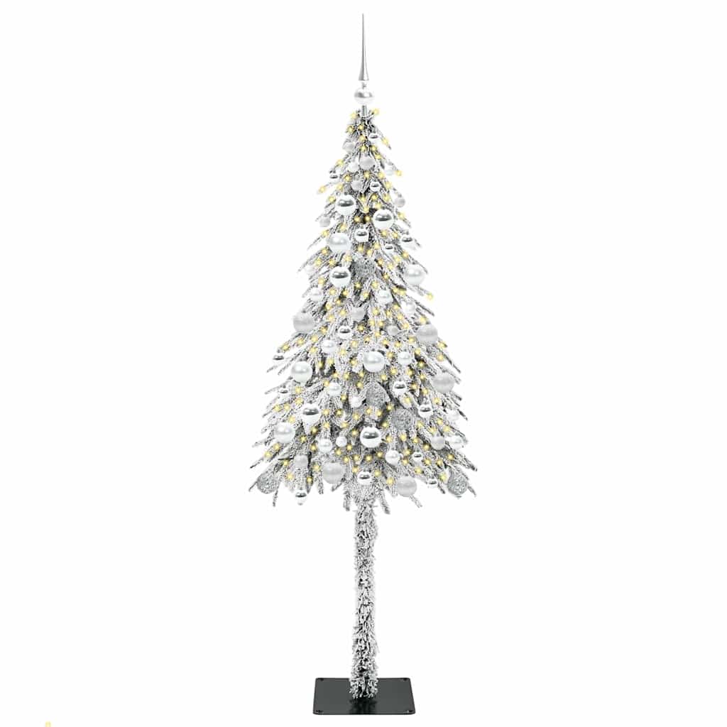 VidaXL Weihnachtsbaum mit 300 LEDs mit standardmäßigem weißem 180 cm PE und Stahl
