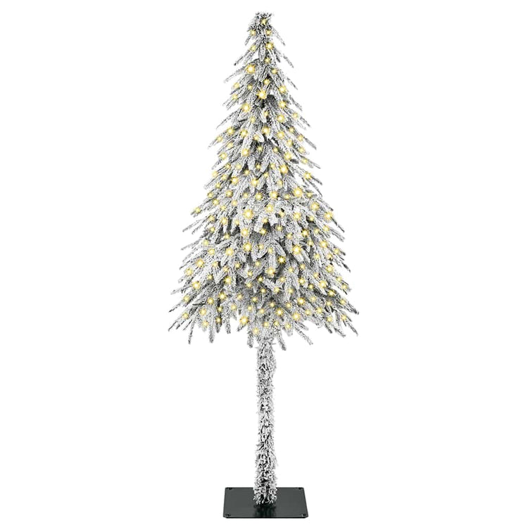 Vidaxx Weihnachtsbaum mit 300 LEDs mit standardmäßigem weißem 210 cm PE und Stahl