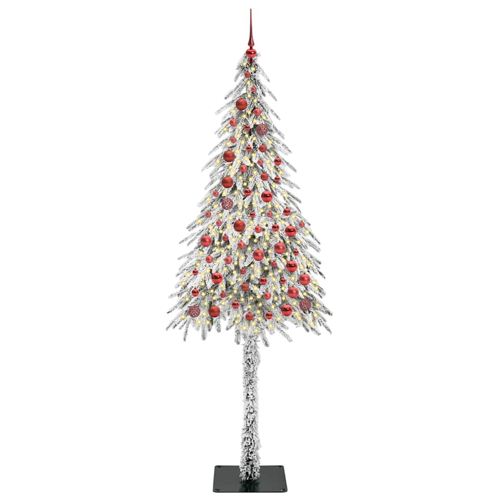 Vidaxx Weihnachtsbaum mit 300 LEDs mit standardmäßigem weißem 210 cm PE und Stahl