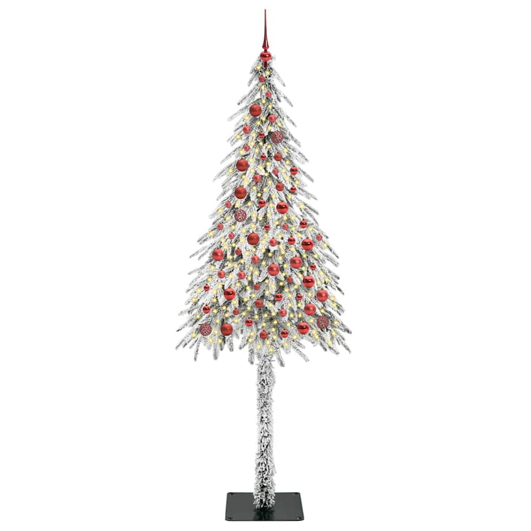 Vidaxx Weihnachtsbaum mit 300 LEDs mit standardmäßigem weißem 210 cm PE und Stahl