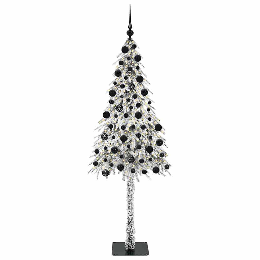 Vidaxx Weihnachtsbaum mit 300 LEDs mit standardmäßigem weißem 210 cm PE und Stahl