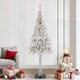 Vidaxx Weihnachtsbaum mit 300 LEDs mit standardmäßigem weißem 210 cm PE und Stahl