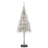 Vidaxx Weihnachtsbaum mit 300 LEDs mit standardmäßigem weißem 210 cm PE und Stahl
