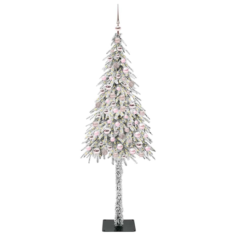 Vidaxx Weihnachtsbaum mit 300 LEDs mit standardmäßigem weißem 210 cm PE und Stahl