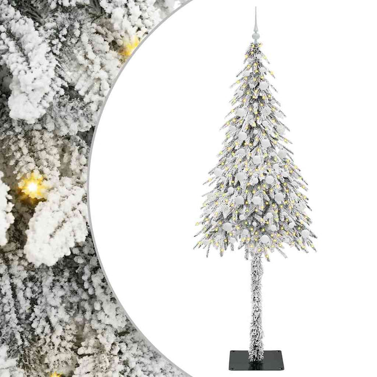 Vidaxx Weihnachtsbaum mit 300 LEDs mit standardmäßigem weißem 210 cm PE und Stahl