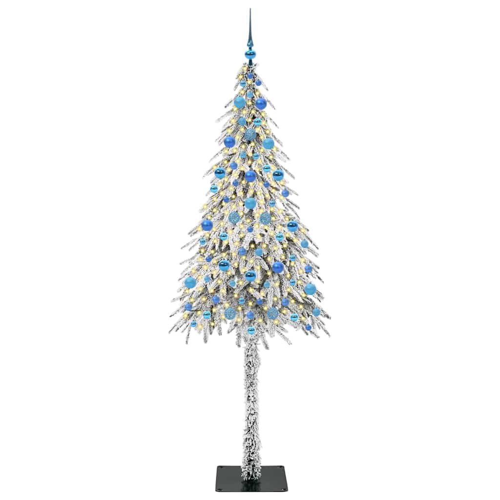 Vidaxx Weihnachtsbaum mit 300 LEDs mit standardmäßigem weißem 210 cm PE und Stahl