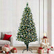 Vidaxx künstlicher Weihnachtsbaum grün 180 cm PVC und Stahl und Kunststoff