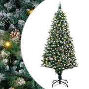 Vidaxx künstlicher Weihnachtsbaum grün 180 cm PVC und Stahl und Kunststoff - afbeelding 2