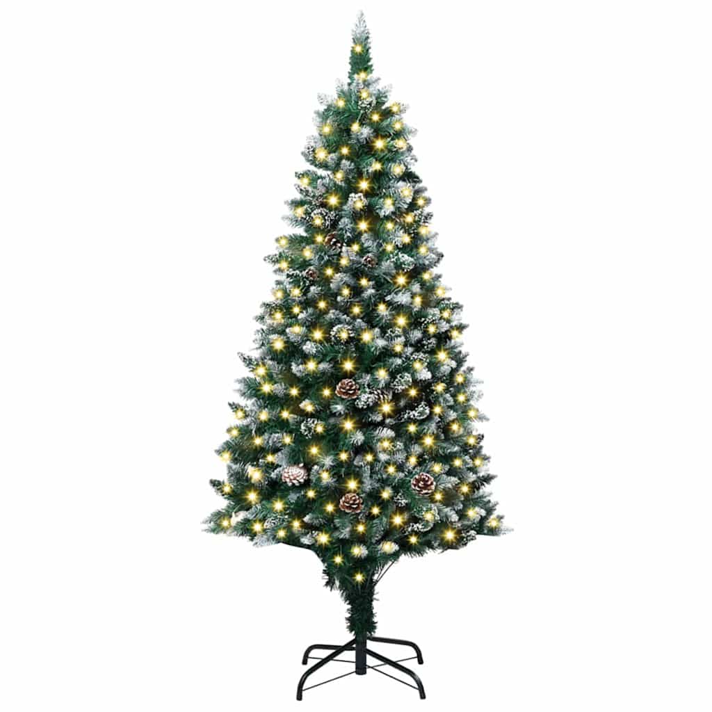 Vidaxx künstlicher Weihnachtsbaum grün 180 cm PVC und Stahl und Kunststoff
