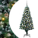 Vidaxx künstlicher Weihnachtsbaum grün 180 cm PVC und Stahl und Kunststoff