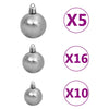 Vidaxx künstlicher Weihnachtsbaum grün 180 cm PVC und Stahl und Kunststoff