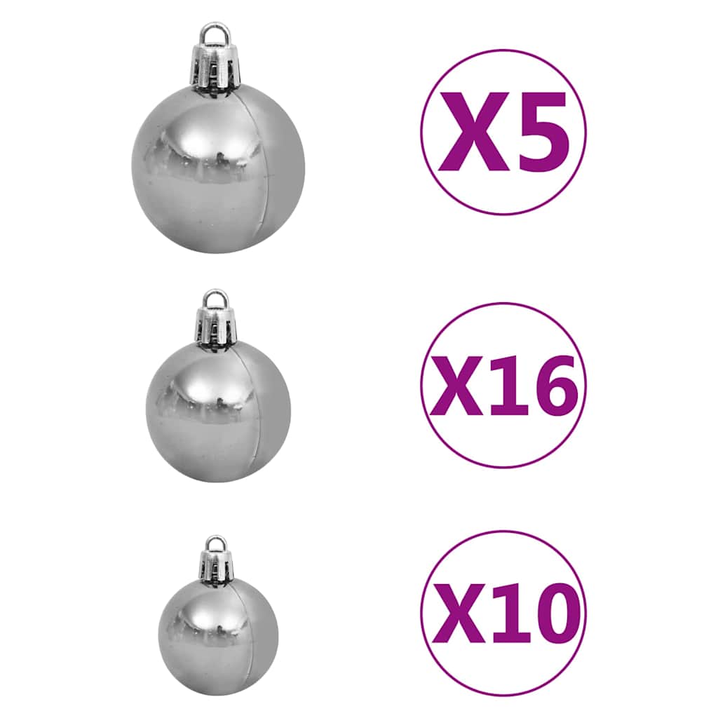 Vidaxx künstlicher Weihnachtsbaum grün 180 cm PVC und Stahl und Kunststoff