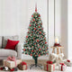 Vidaxx künstlicher Weihnachtsbaum grün 180 cm PVC und Stahl und Kunststoff