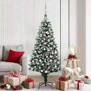 Vidaxx künstlicher Weihnachtsbaum grün 180 cm PVC und Stahl und Kunststoff - afbeelding 1