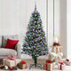 Vidaxx künstlicher Weihnachtsbaum grün 180 cm PVC und Stahl und Kunststoff
