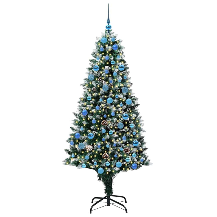 Vidaxx künstlicher Weihnachtsbaum grün 180 cm PVC und Stahl und Kunststoff