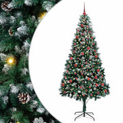 Vidaxx künstlicher Weihnachtsbaum grün 210 cm PVC und Stahl und Kunststoff - afbeelding 2