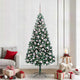 Vidaxx künstlicher Weihnachtsbaum grün 210 cm PVC und Stahl und Kunststoff