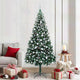 Vidaxx künstlicher Weihnachtsbaum grün 210 cm PVC und Stahl und Kunststoff
