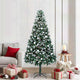Vidaxx künstlicher Weihnachtsbaum grün 210 cm PVC und Stahl und Kunststoff