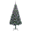 Vidaxx künstlicher Weihnachtsbaum grün 210 cm PVC und Stahl und Kunststoff