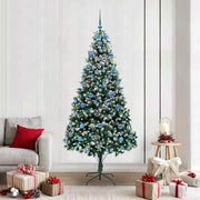 Vidaxx künstlicher Weihnachtsbaum grün 210 cm PVC und Stahl und Kunststoff - afbeelding 1