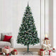 Vidaxx künstlicher Weihnachtsbaum grün 240 cm PVC und Stahl und Kunststoff