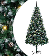 Vidaxx künstlicher Weihnachtsbaum grün 240 cm PVC und Stahl und Kunststoff - afbeelding 2