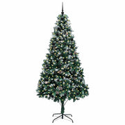 Vidaxx künstlicher Weihnachtsbaum grün 240 cm PVC und Stahl und Kunststoff - afbeelding 3
