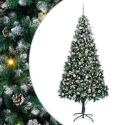 Vidaxx künstlicher Weihnachtsbaum grün 240 cm PVC und Stahl und Kunststoff - afbeelding 2
