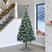 Vidaxx künstlicher Weihnachtsbaum grün 240 cm PVC und Stahl und Kunststoff - afbeelding 1