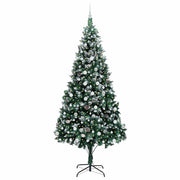 Vidaxx künstlicher Weihnachtsbaum grün 240 cm PVC und Stahl und Kunststoff - afbeelding 3