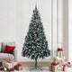 Vidaxx künstlicher Weihnachtsbaum grün 240 cm PVC und Stahl und Kunststoff