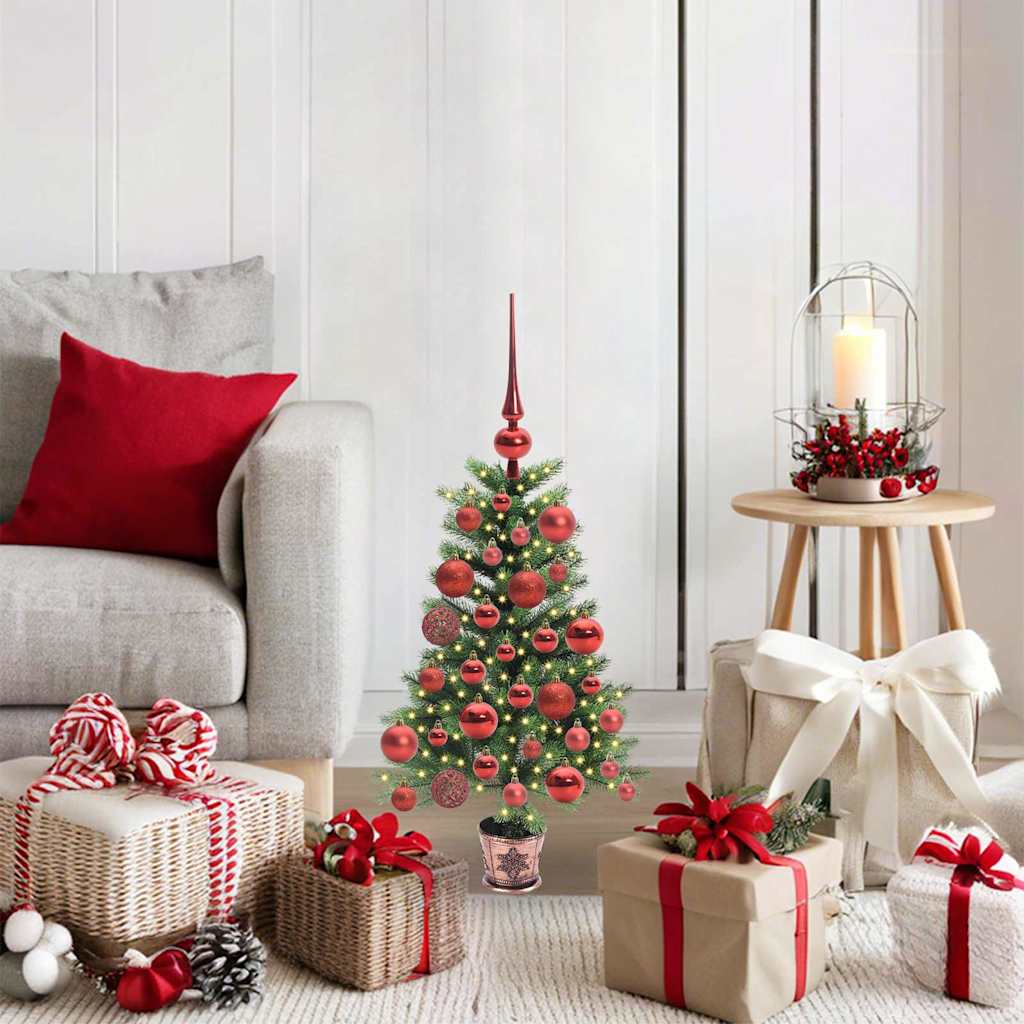 VidaXL Weihnachtsbaum mit 150 LEDs mit Standard grün 65 cm PE