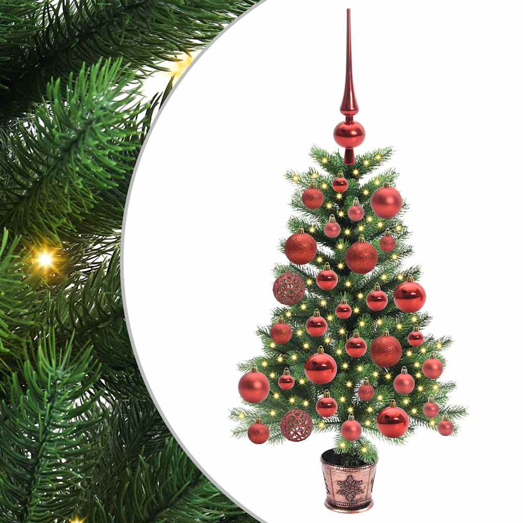 VidaXL Weihnachtsbaum mit 150 LEDs mit Standard grün 65 cm PE