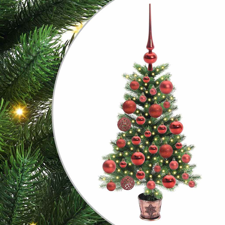 VidaXL Weihnachtsbaum mit 150 LEDs mit Standard grün 65 cm PE