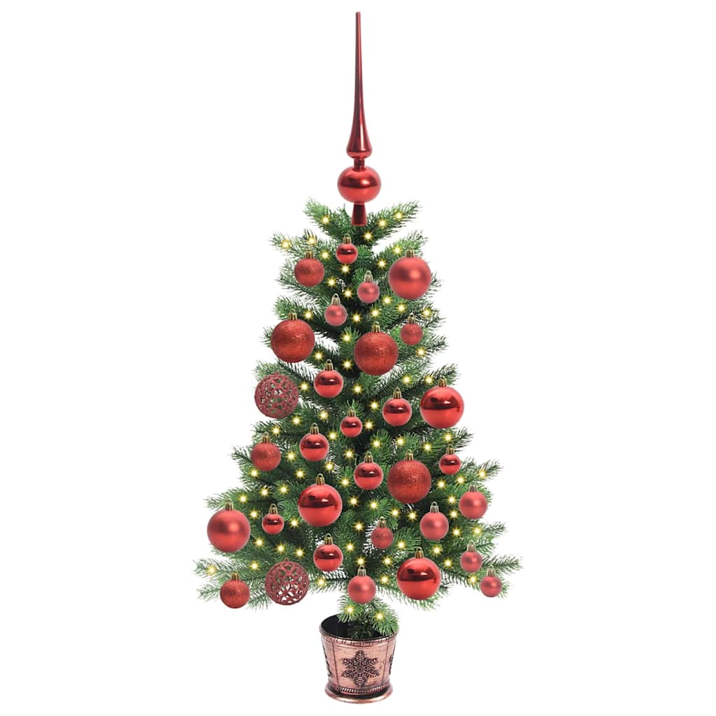 VidaXL Weihnachtsbaum mit 150 LEDs mit Standard grün 65 cm PE