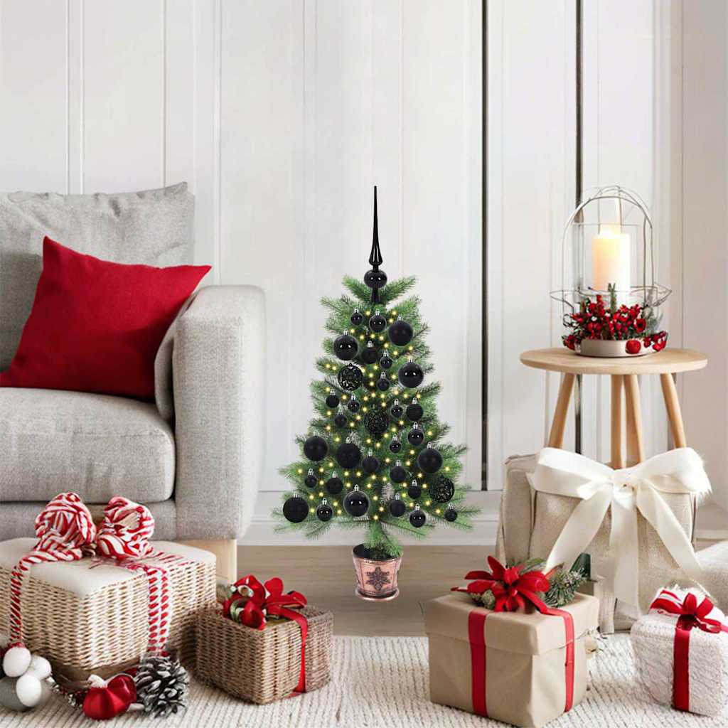 VidaXL Weihnachtsbaum mit 150 LEDs mit Standard grün 65 cm PE