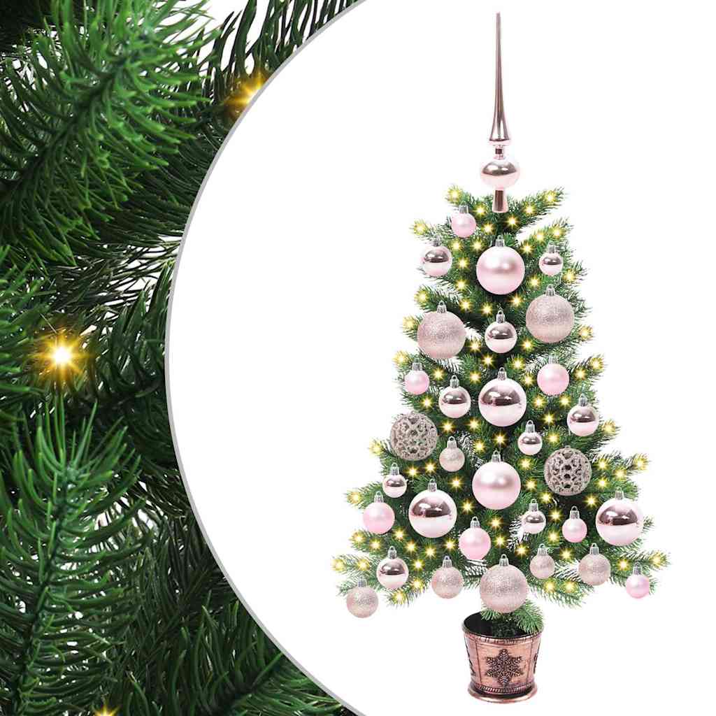 VidaXL Weihnachtsbaum mit 150 LEDs mit Standard grün 65 cm PE