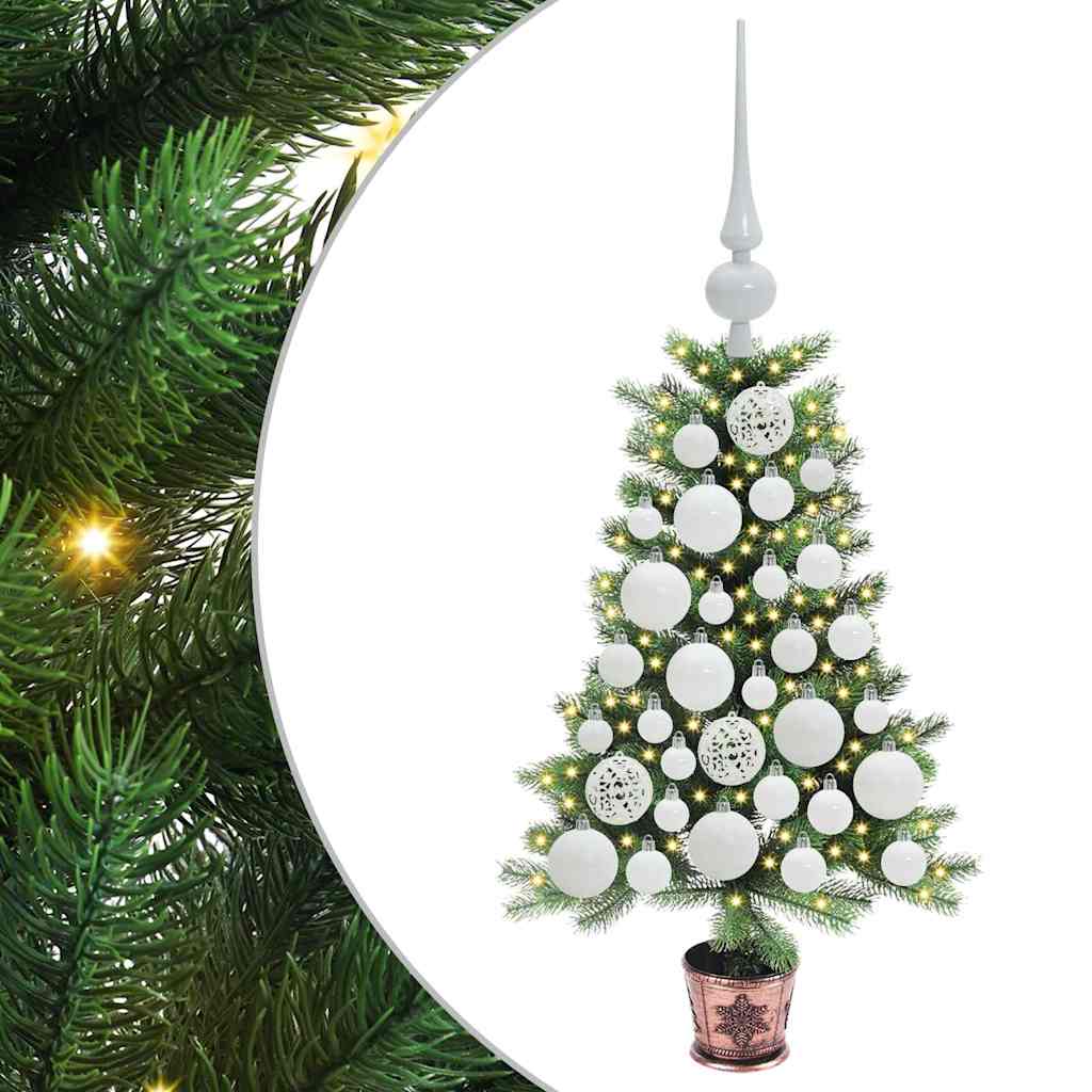 VidaXL Weihnachtsbaum mit 150 LEDs mit Standard grün 65 cm PE