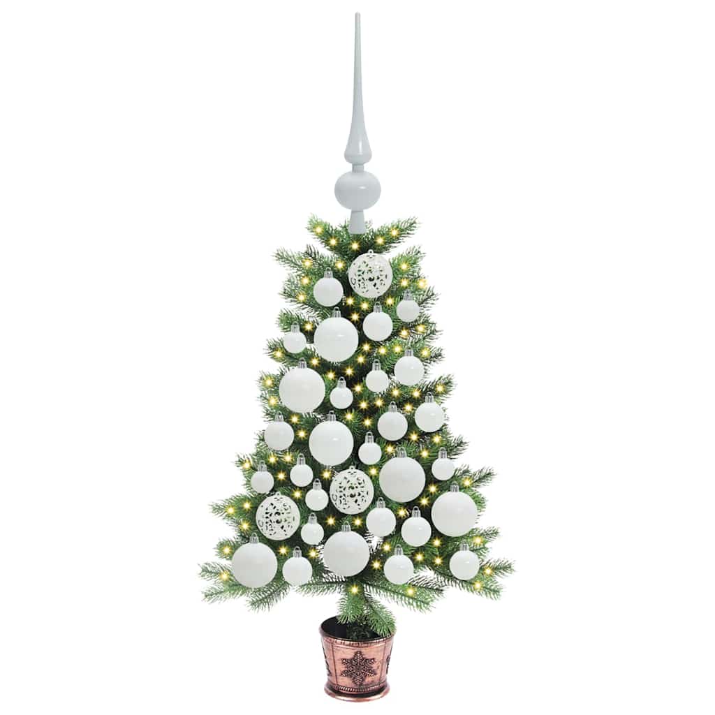VidaXL Weihnachtsbaum mit 150 LEDs mit Standard grün 65 cm PE