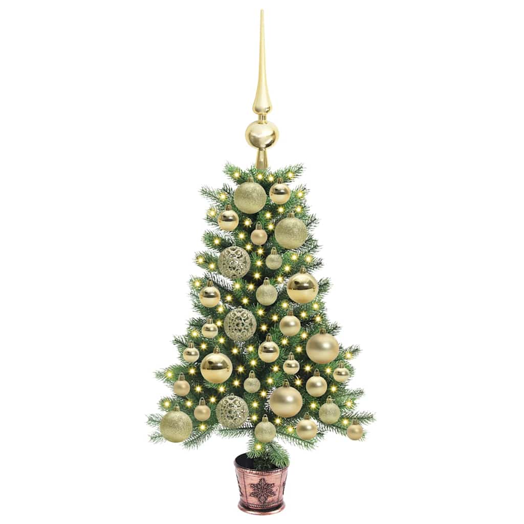 VidaXL Weihnachtsbaum mit 150 LEDs mit Standard grün 65 cm PE