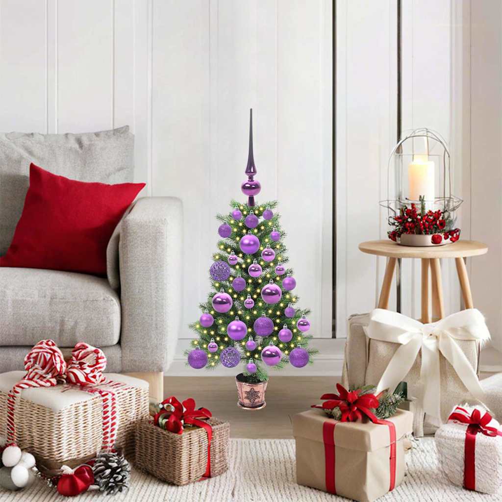 VidaXL Weihnachtsbaum mit 150 LEDs mit Standard grün 65 cm PE