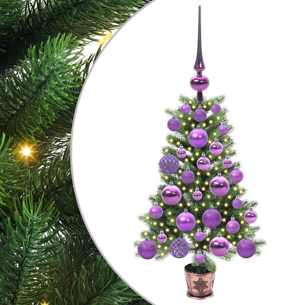 VidaXL Weihnachtsbaum mit 150 LEDs mit Standard grün 65 cm PE