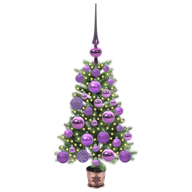 VidaXL Weihnachtsbaum mit 150 LEDs mit Standard grün 65 cm PE