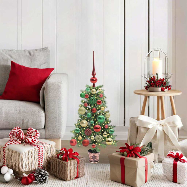 VidaXL Weihnachtsbaum mit 150 LEDs mit Standard grün 65 cm PE