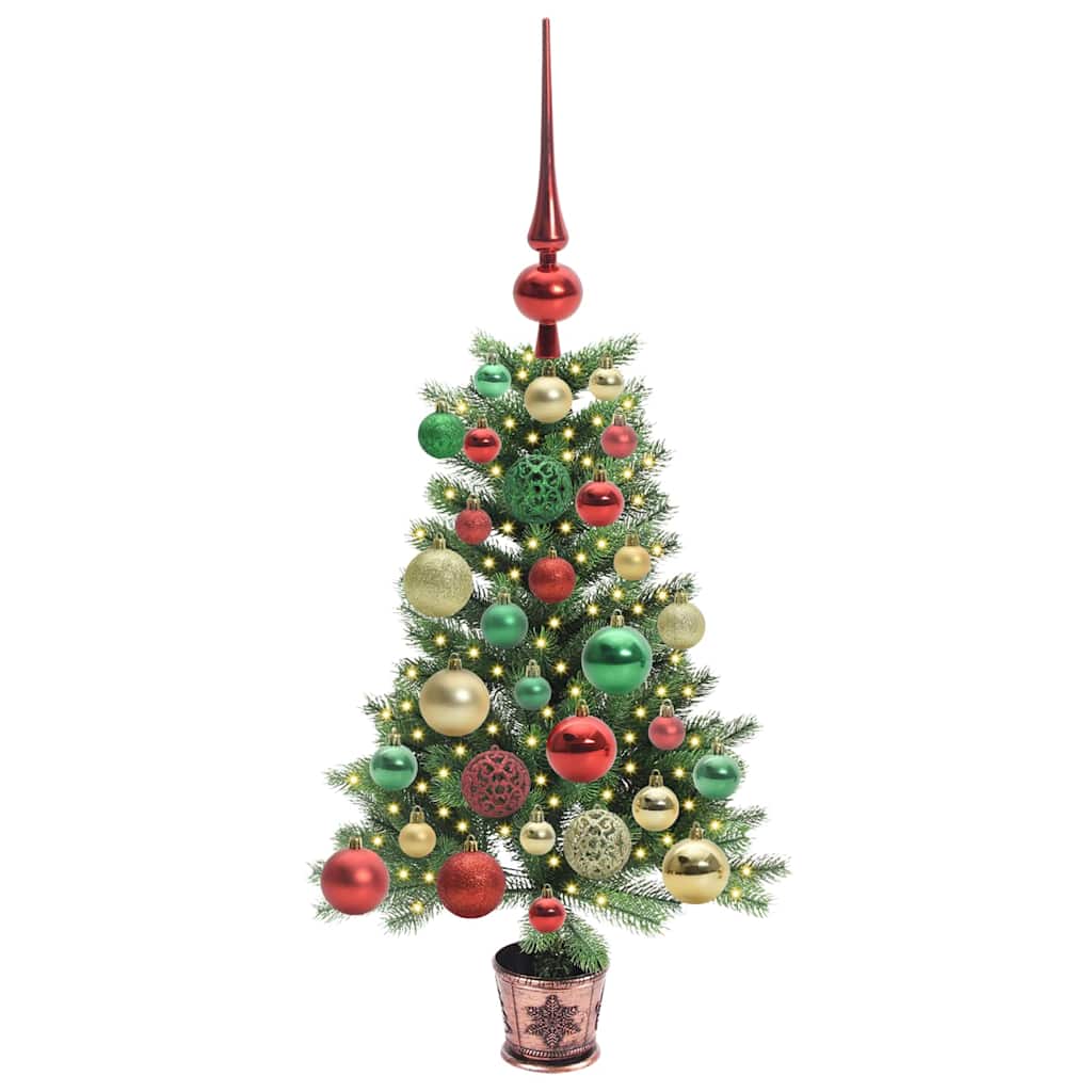 VidaXL Weihnachtsbaum mit 150 LEDs mit Standard grün 65 cm PE
